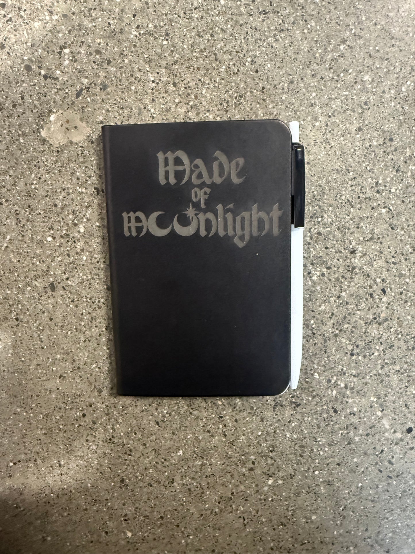 #975 - Made of Moonlight mini notebook - Black