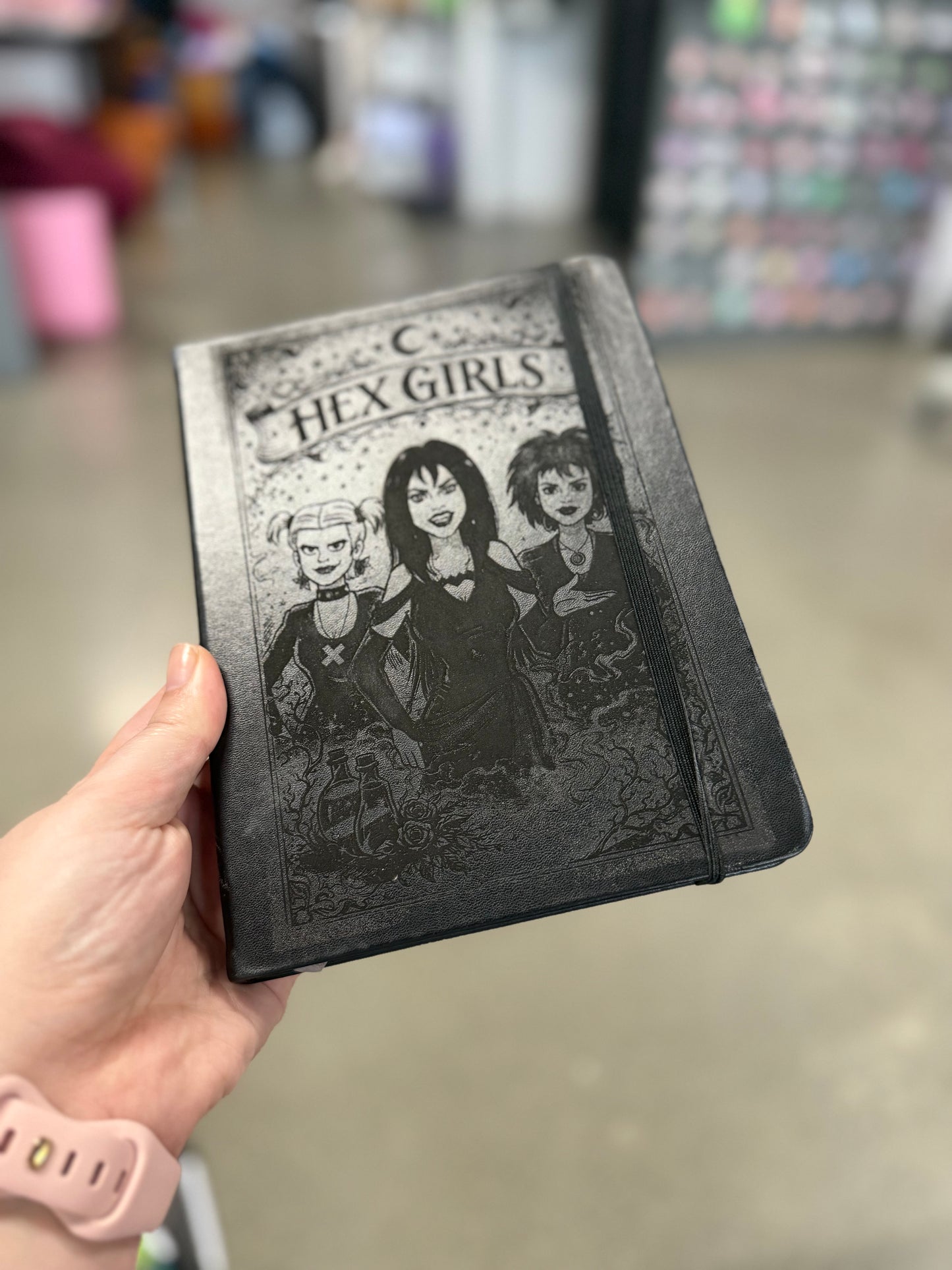 #978 - Black Hex Girls Notebook
