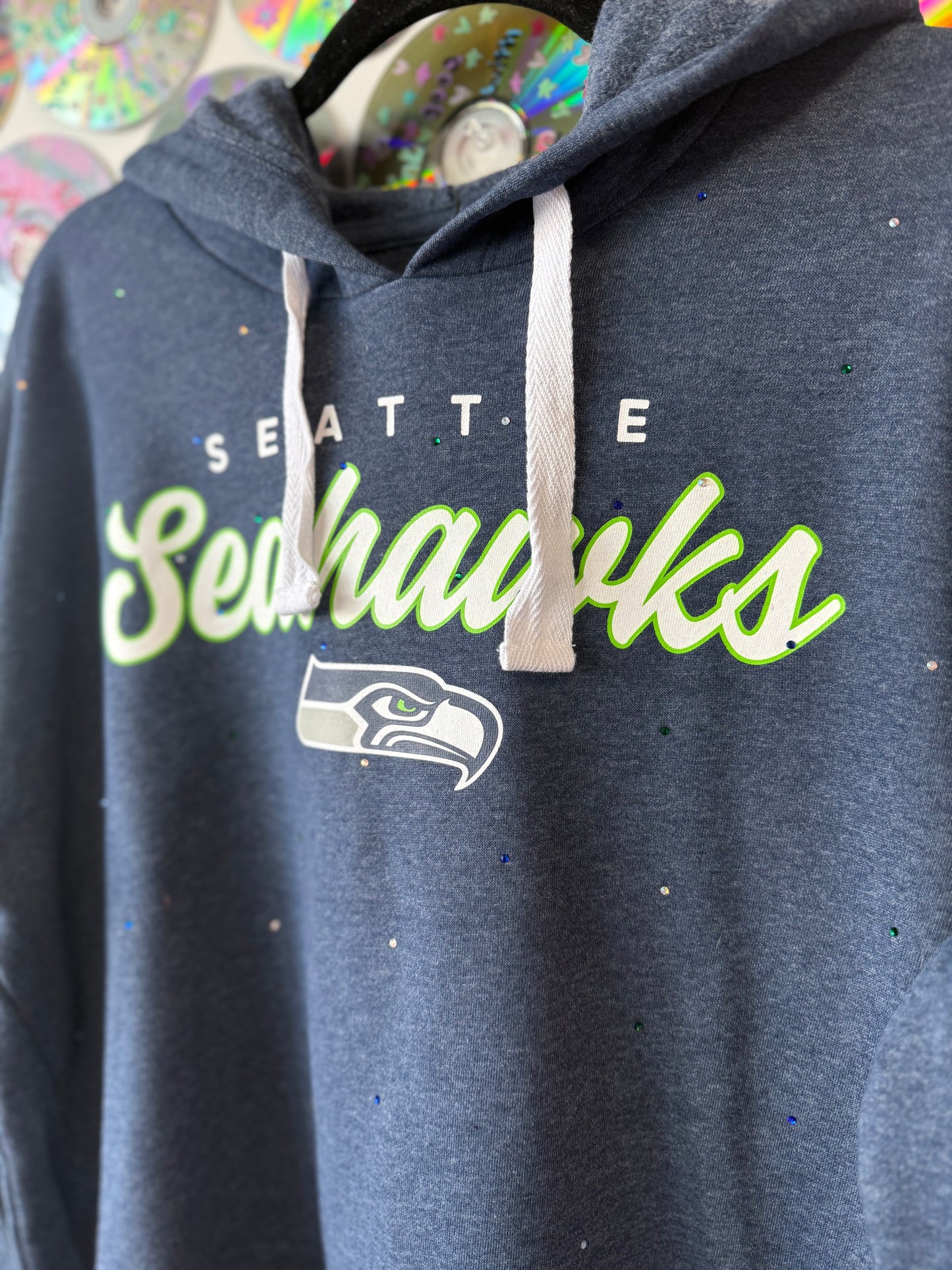 #19 - Starlit Seattle Seahawks hoodie - XL