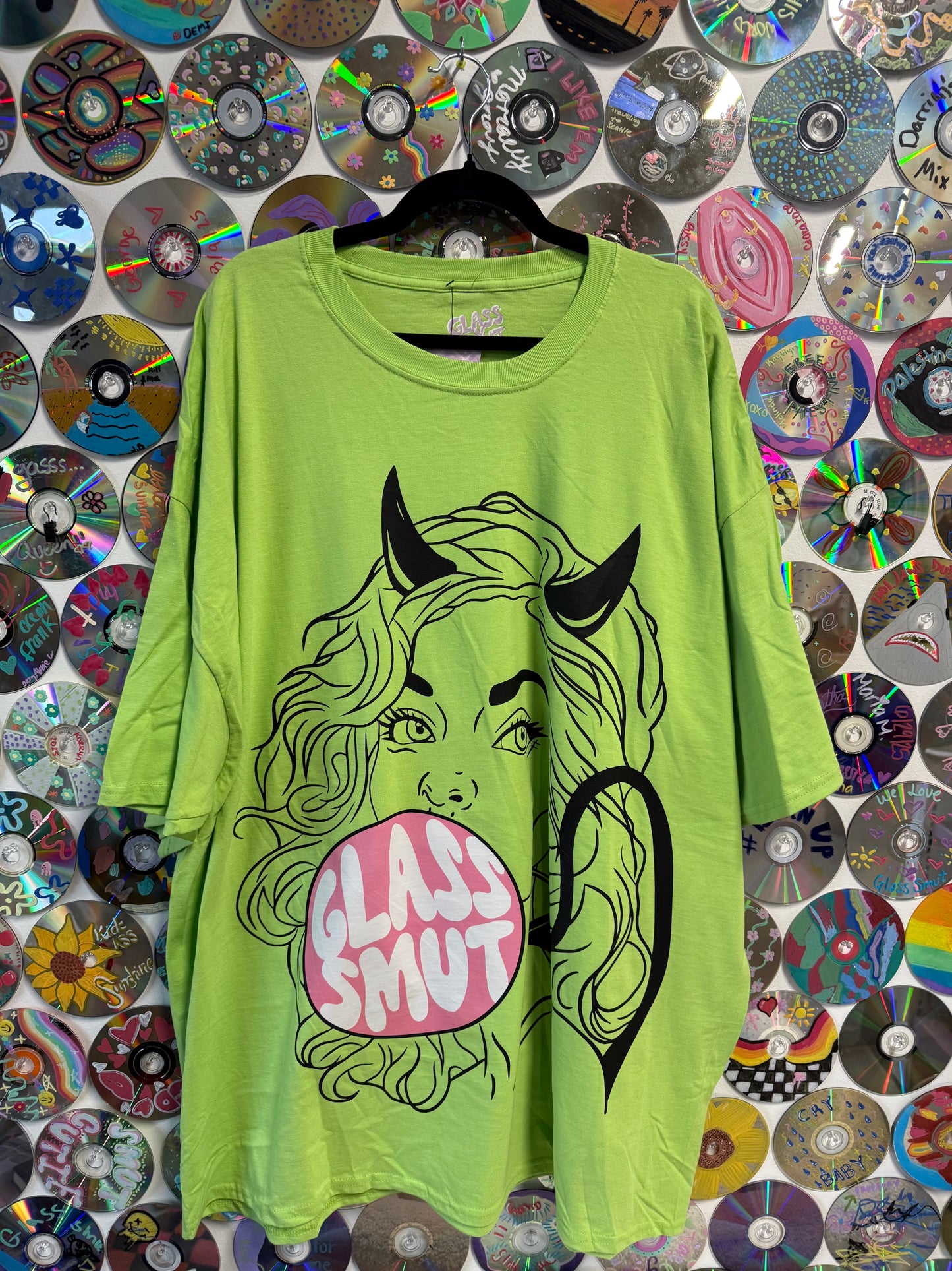 #21 - Neon Green Bubble Demon T-shirt - 4XL