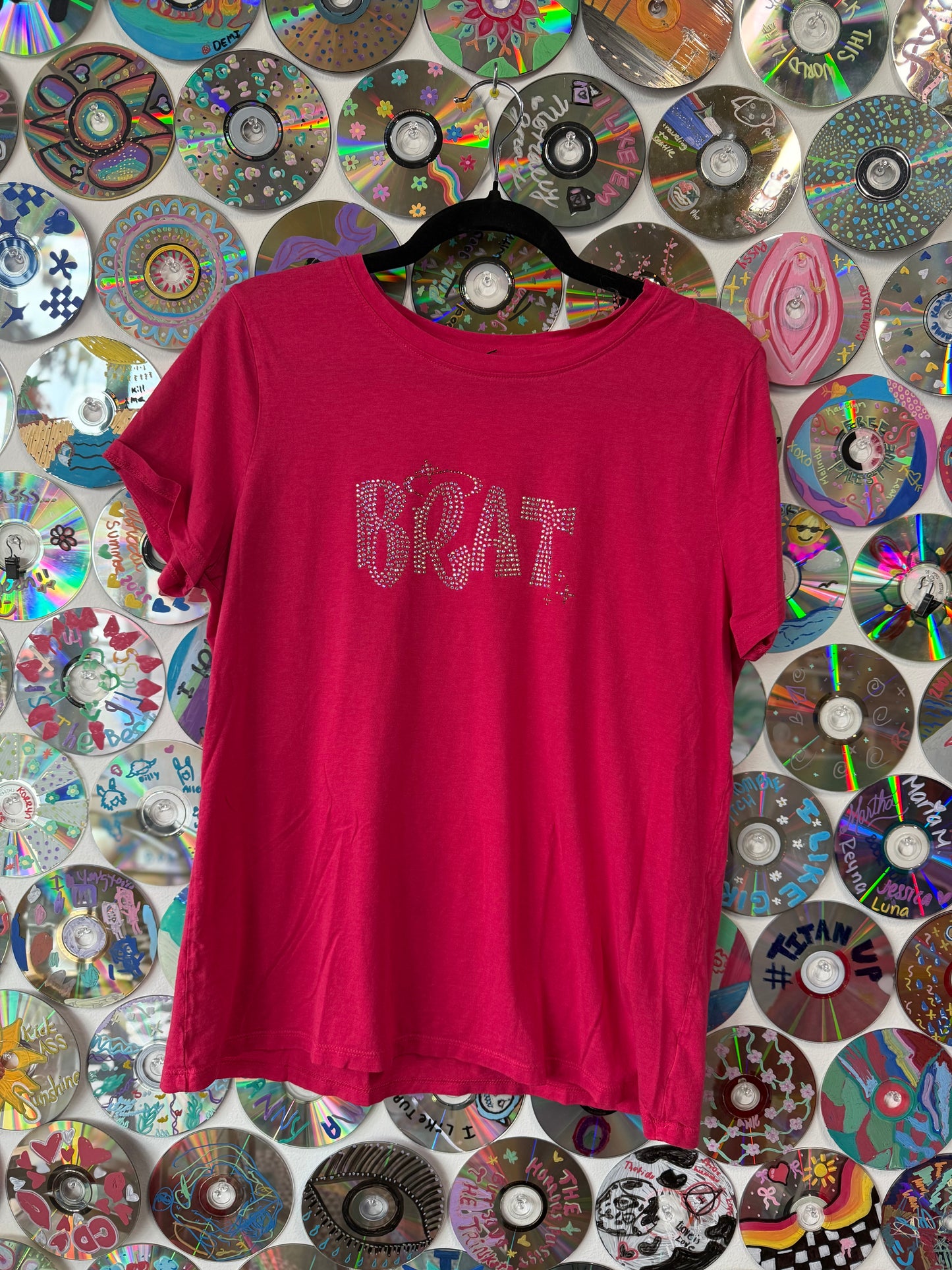 #72 - BRAT Bedazzled t-shirt