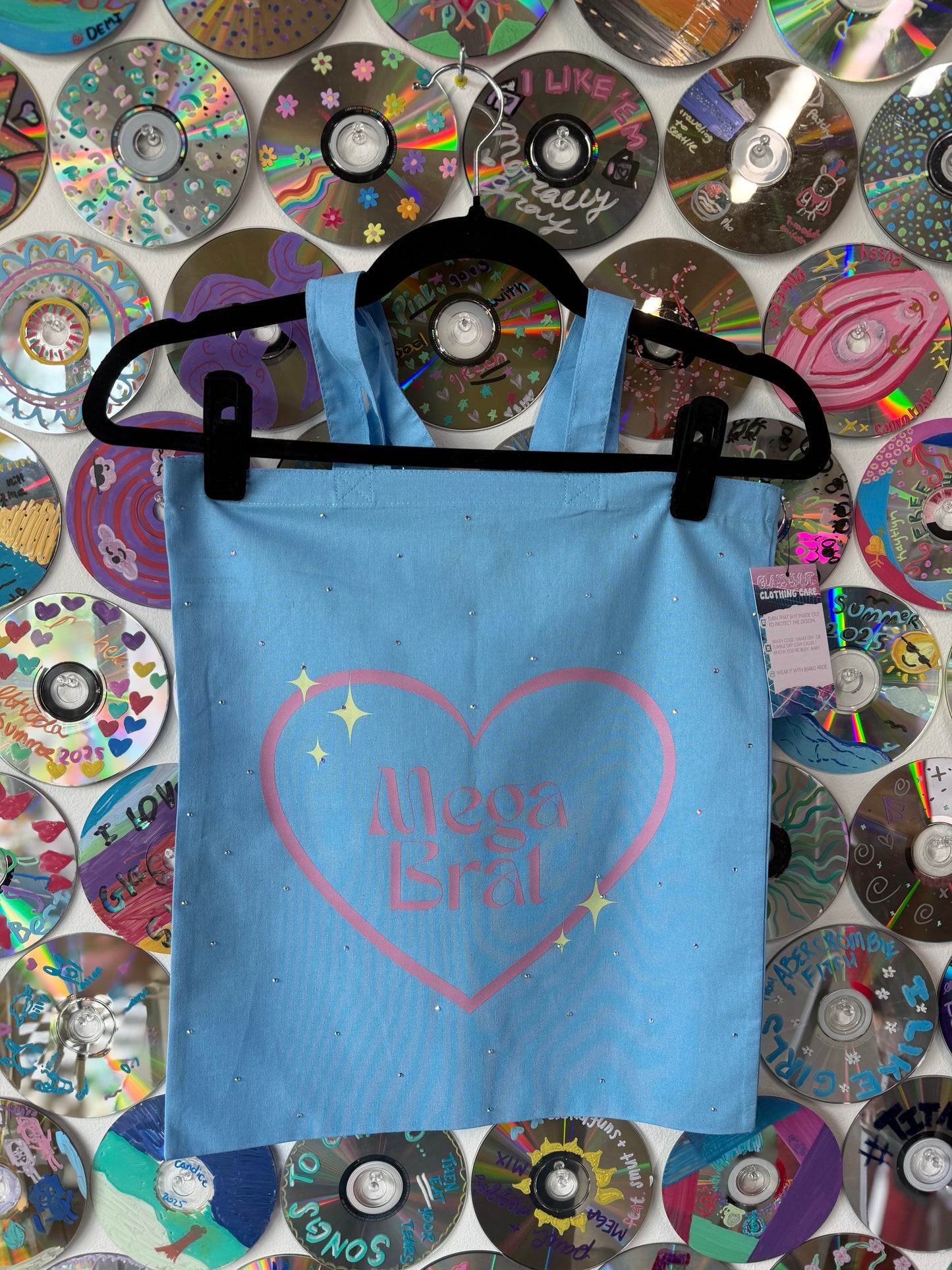 #130 - Mega Brat Bedazzled Tote Bag