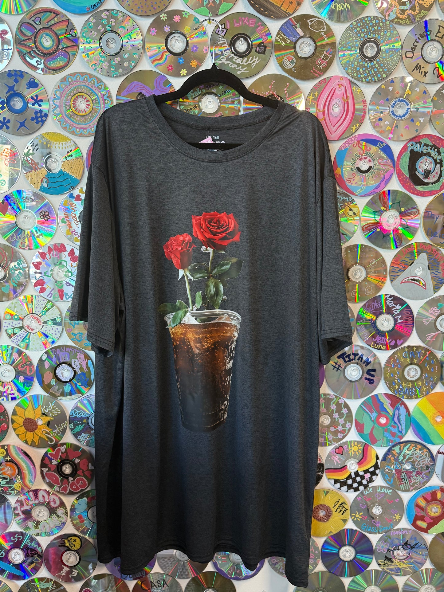 #159 - Coke and Roses t-shirt - 4XL Tall