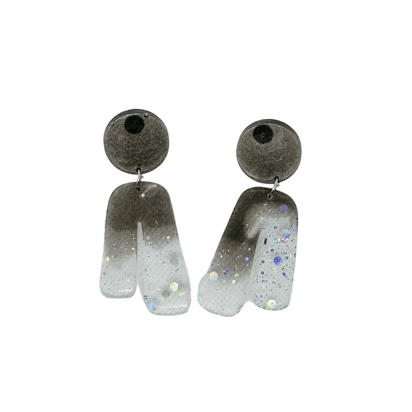 Smoke + Glitter Earring Collection