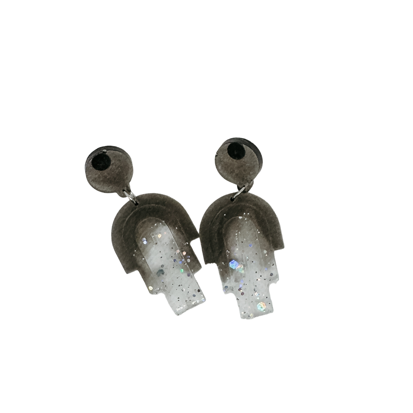 Smoke + Glitter Earring Collection