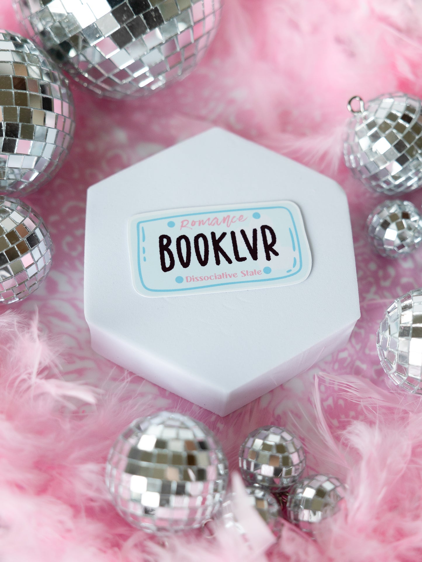 BOOKLVR License Plate Sticker