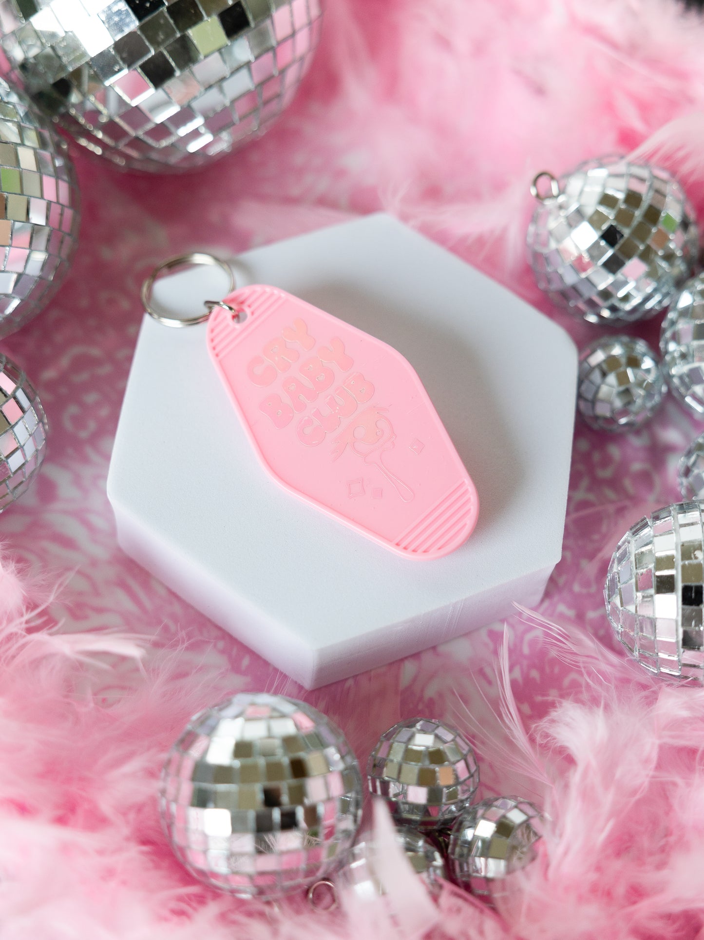 Cry Baby Club Motel Keychains