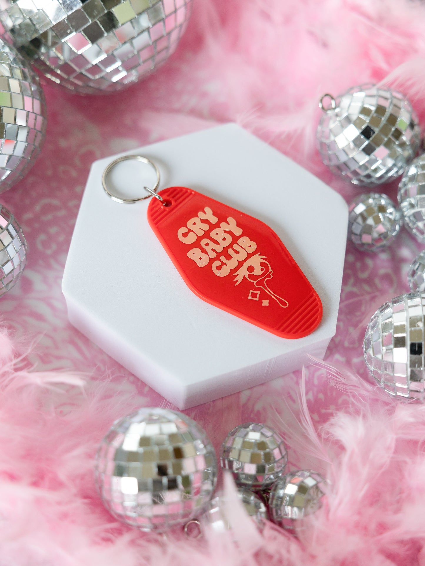 Cry Baby Club Motel Keychains