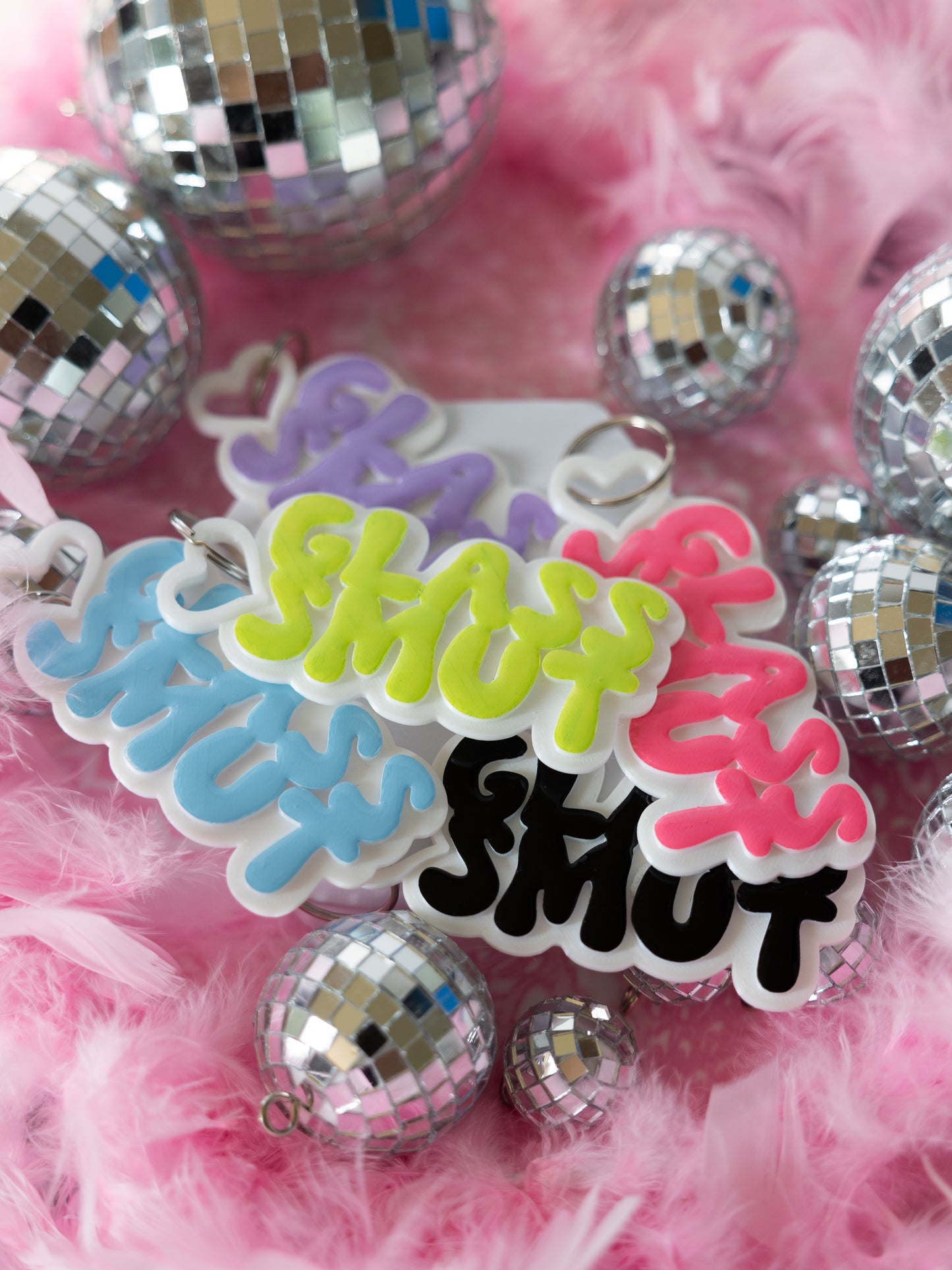 GlassSmut Bubble Keychain