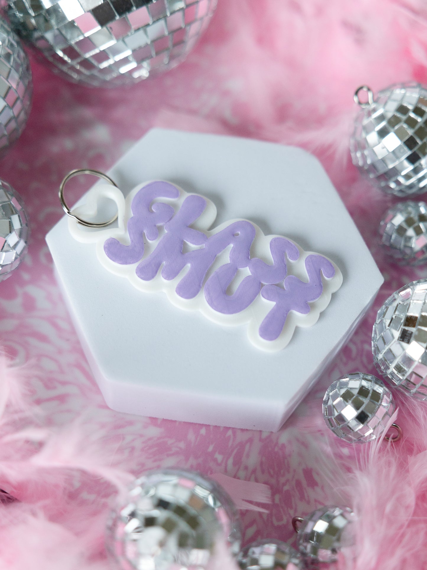 GlassSmut Bubble Keychain