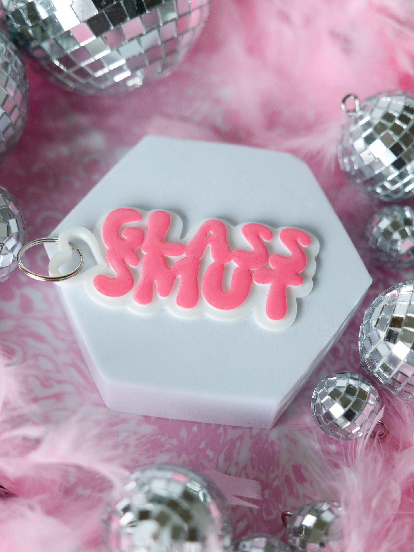 GlassSmut Bubble Keychain