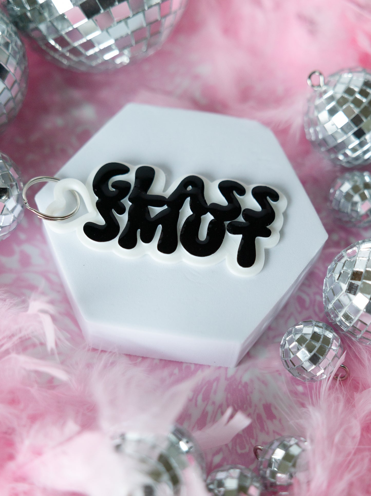GlassSmut Bubble Keychain