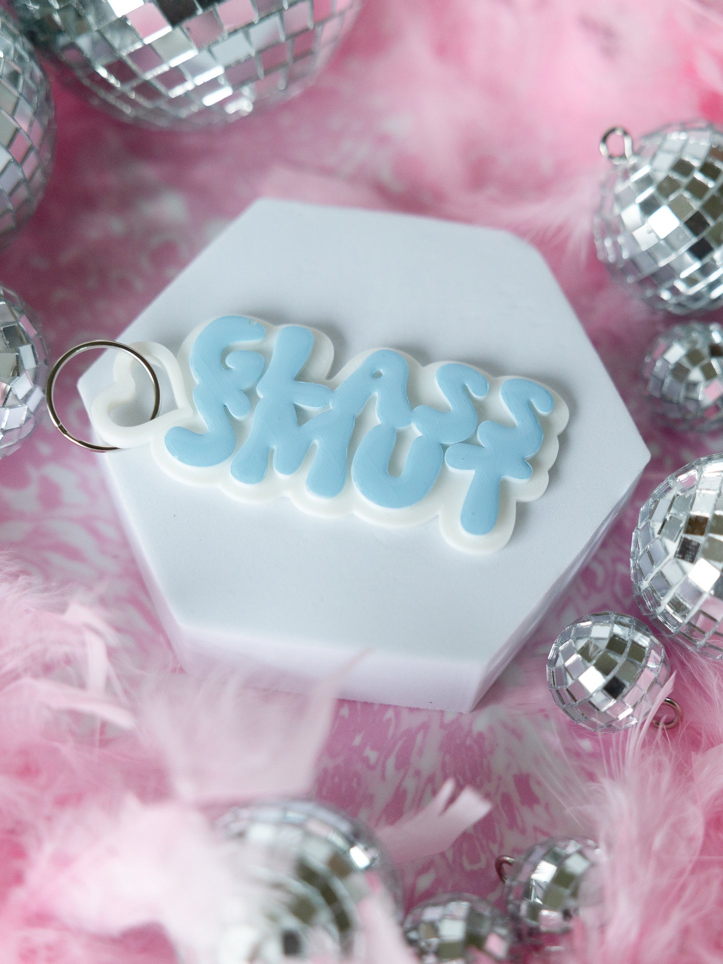 GlassSmut Bubble Keychain