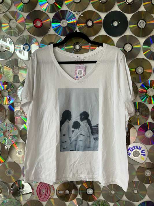 Salt Flats Vneck Tshirt XXL #283