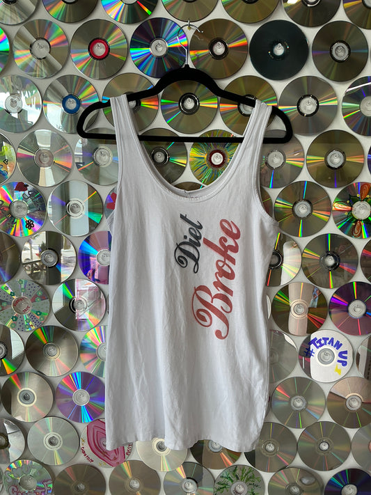 #348 - Diet Broke Tank top - XXL