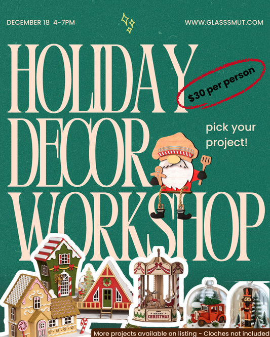 12/18 Christmas Decor Workshop 4-7pm