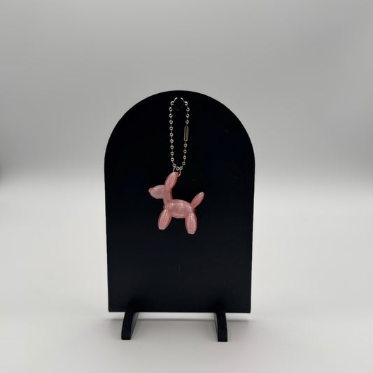 Balloon dog keychain