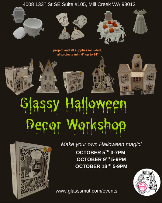 Glassy Halloween Workshop!