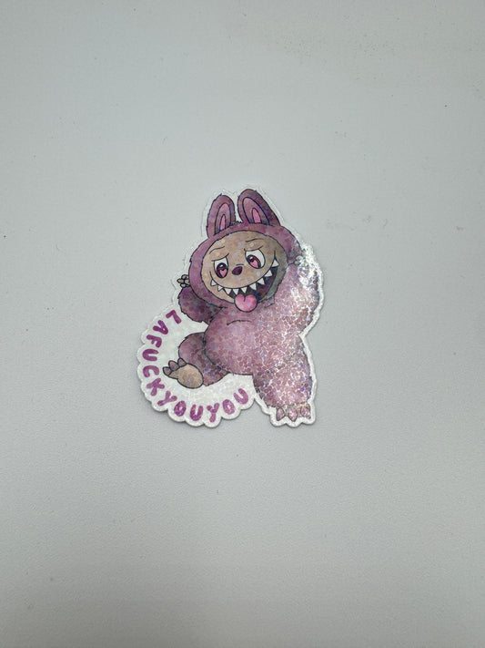 La-Fuck You Labubu Sticker H1