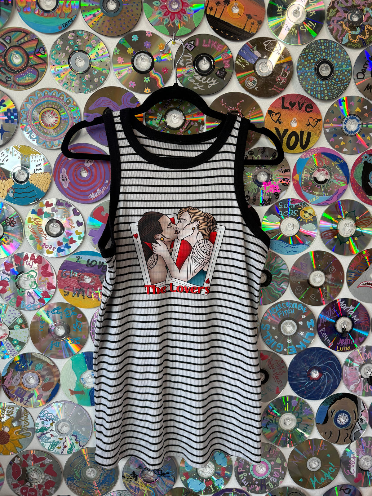 #209 - The Lovers Striped Tank Top - XL