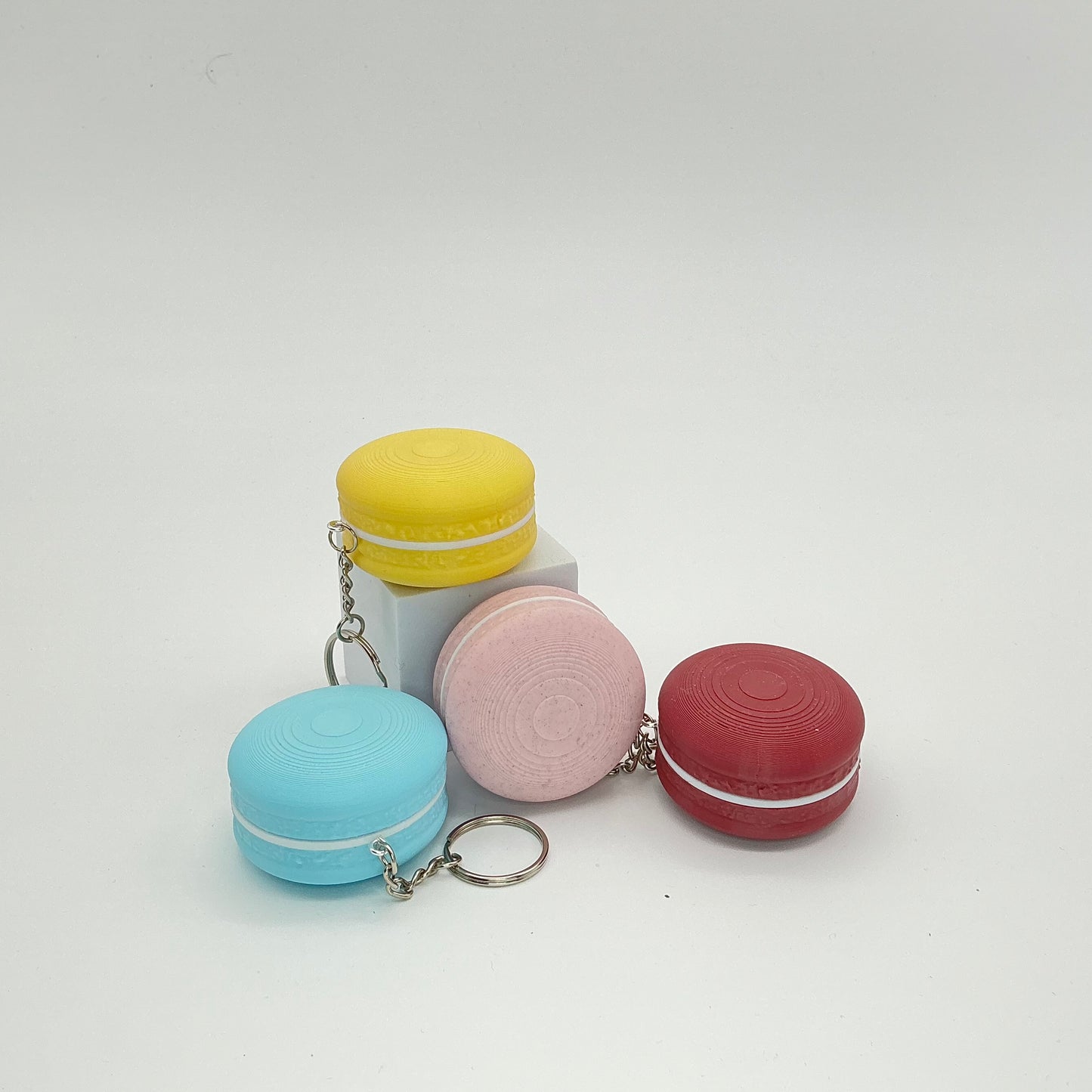 LIMITED EDITION - Raspberry Macaron Keychain