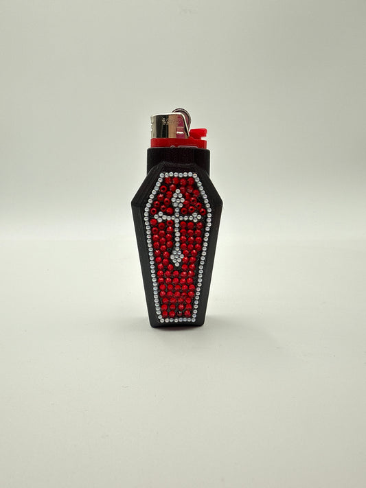 #995 - Pearls and Blood Holy Smokes Lighter Case - BIC