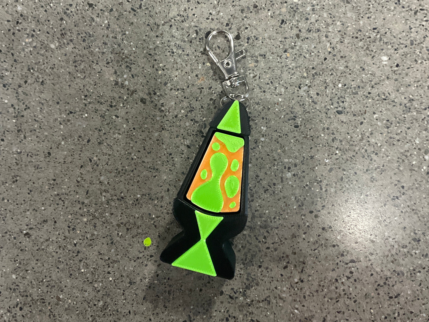 Lava lamp clicker keychains