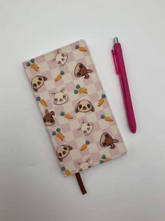 #229 - Bunny Picnic Large Notebook