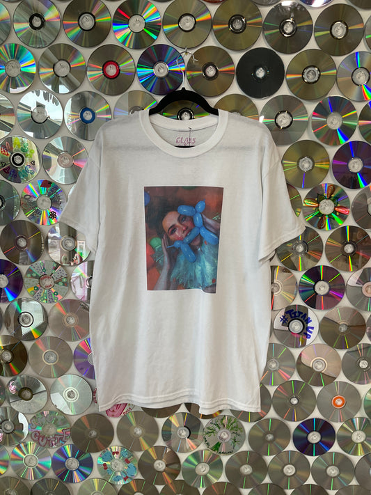 #161 - Balloon Dog Bite T-shirt  on White L