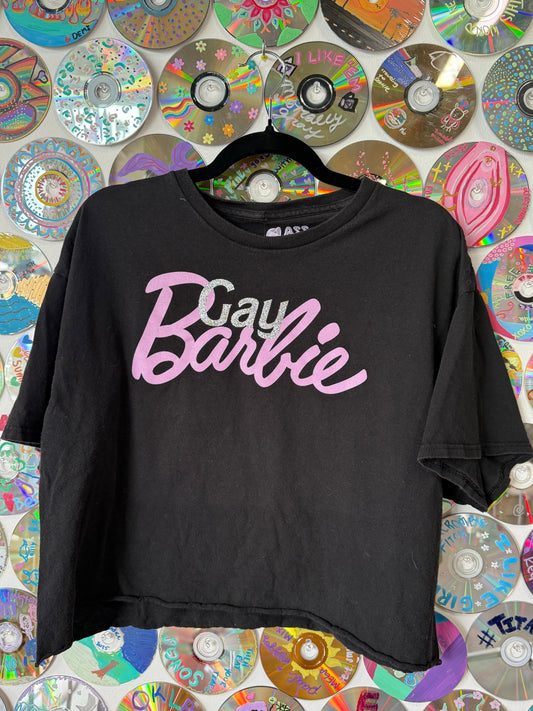 #176 - Gay Barbie Crop T-shirt - L