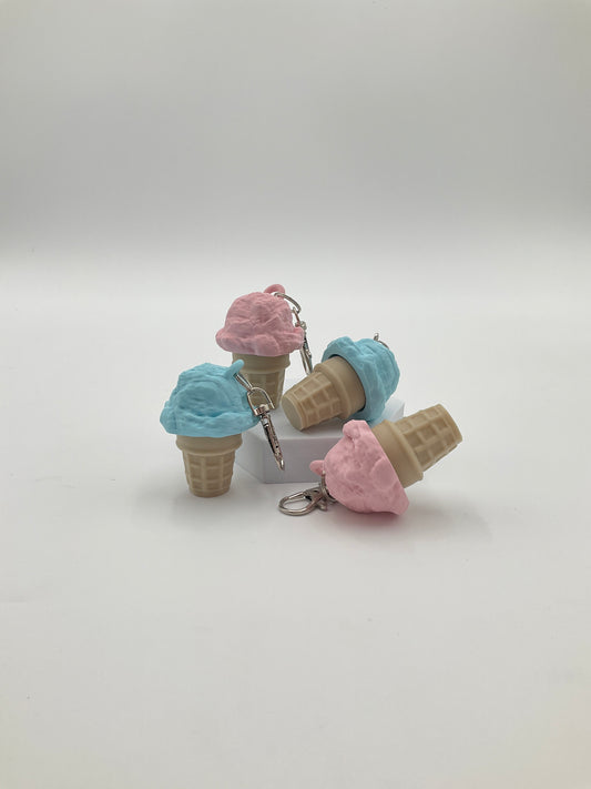 Ice Cream Clicker Keychain