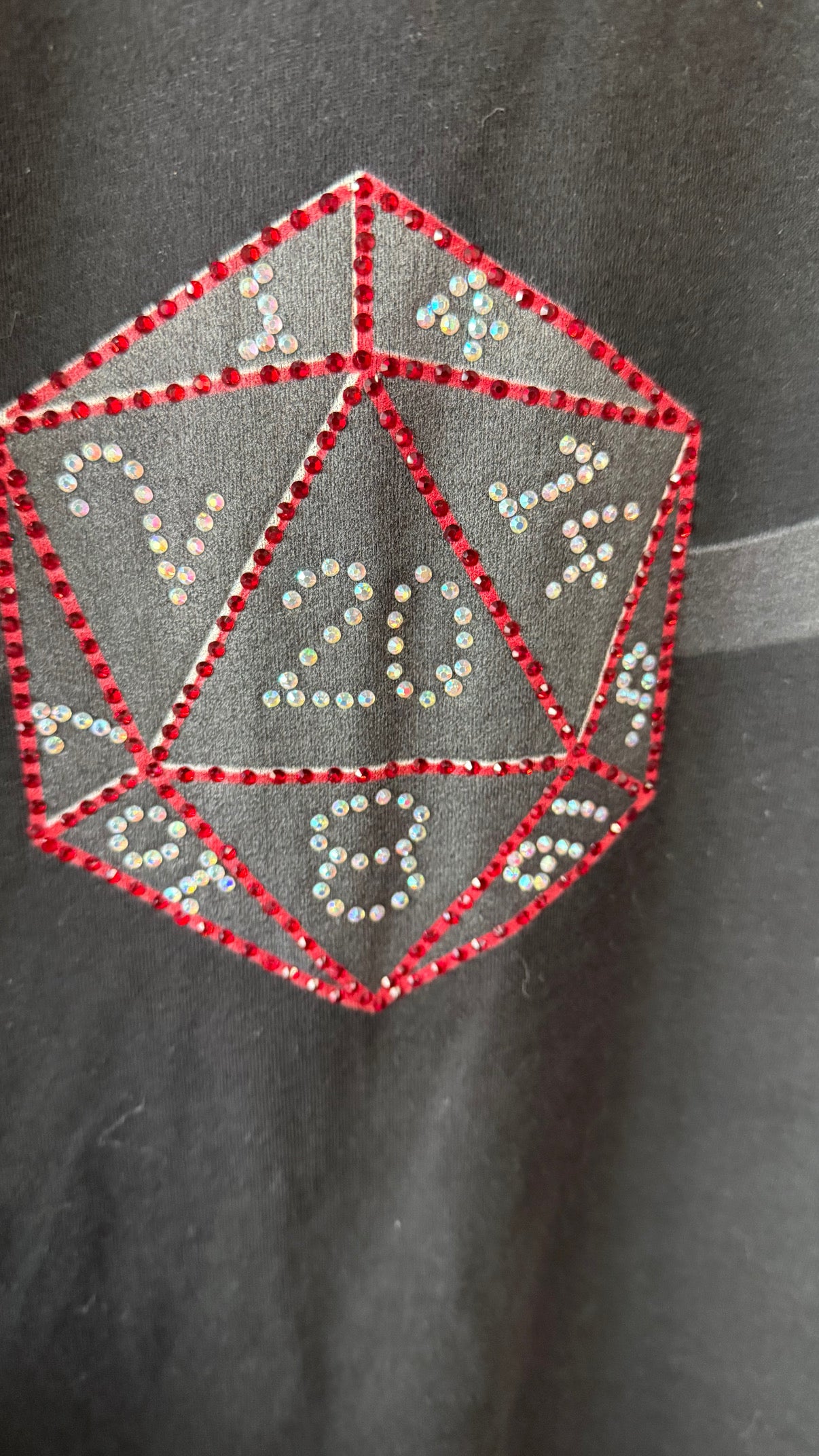 #71 - Dungeons and Daddies Bedazzled t-shirt - L