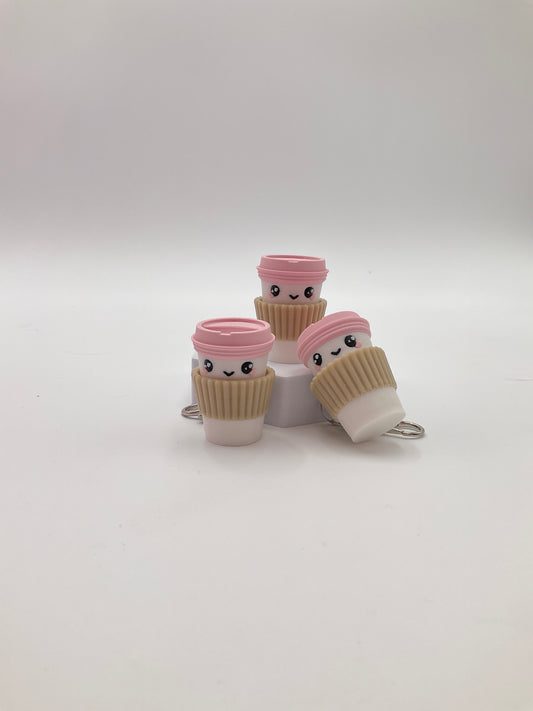 Coffee Cup Clicker Keychains