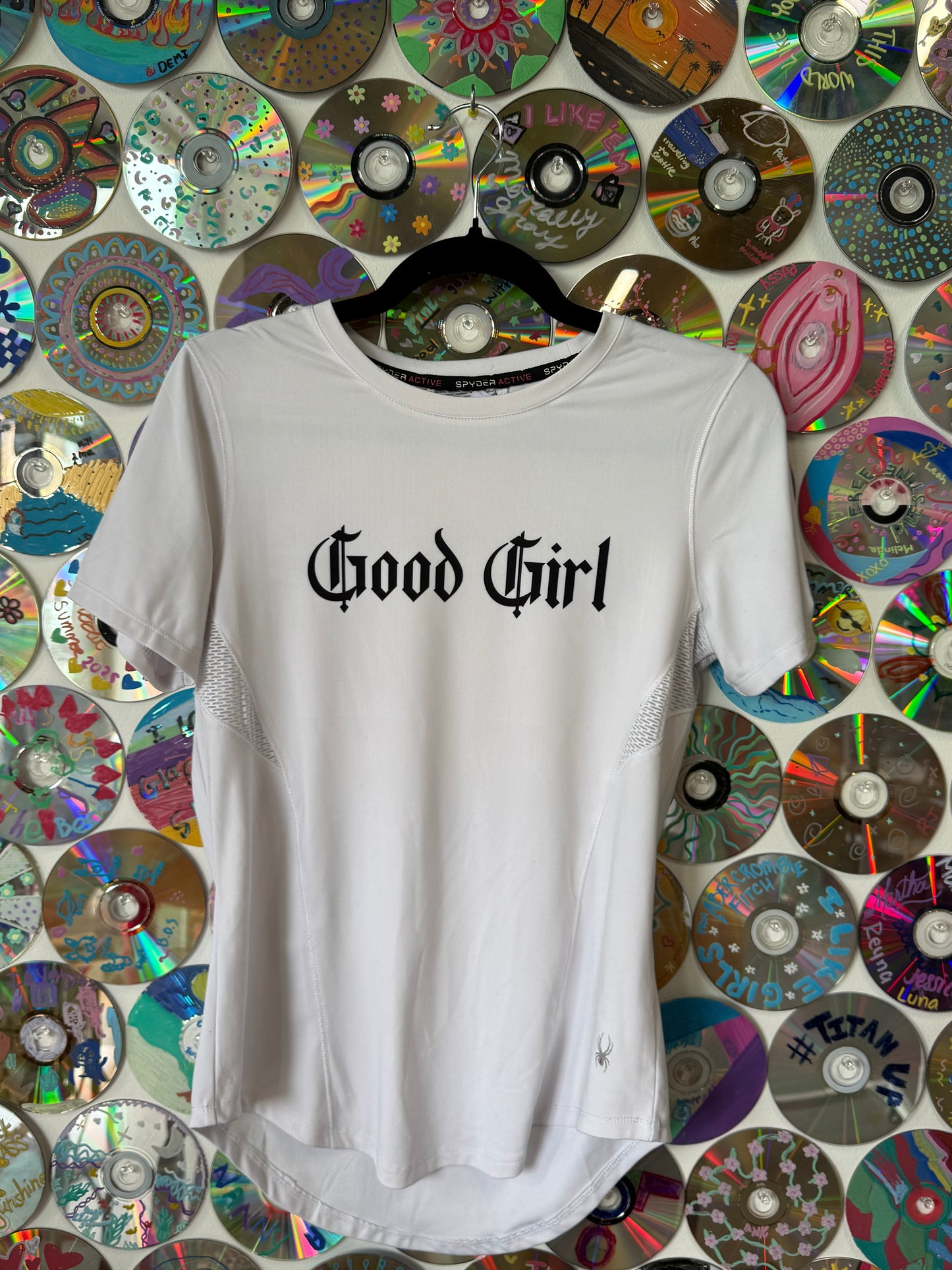 #187 - Good Girl Spyder Gym Shirt - M