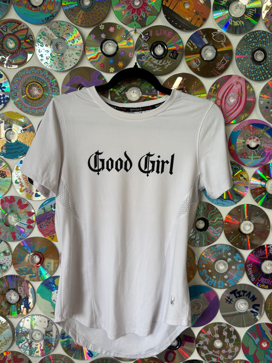 #187 - Good Girl Spyder Gym Shirt - M