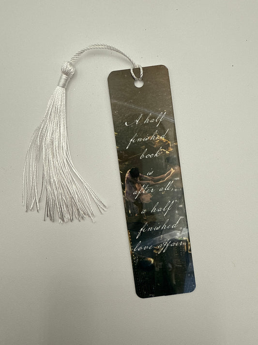 "A half finished book..." Metal Bookmark