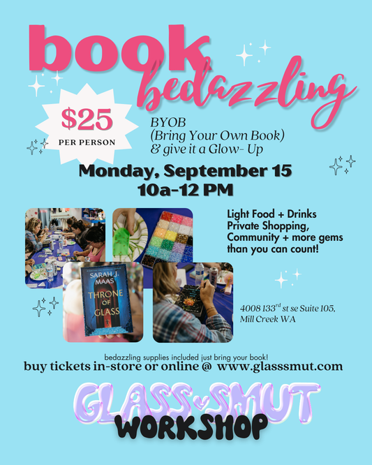 9/15 Book Bedazzling Workshop