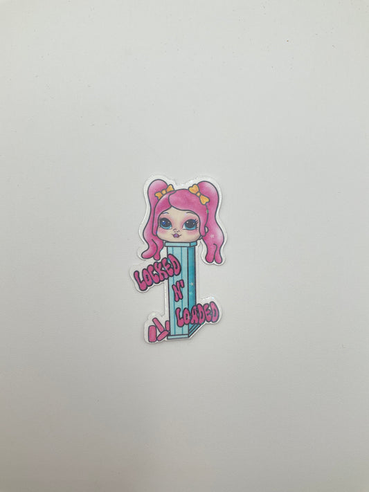 Locked n’ Loaded Sticker  A16