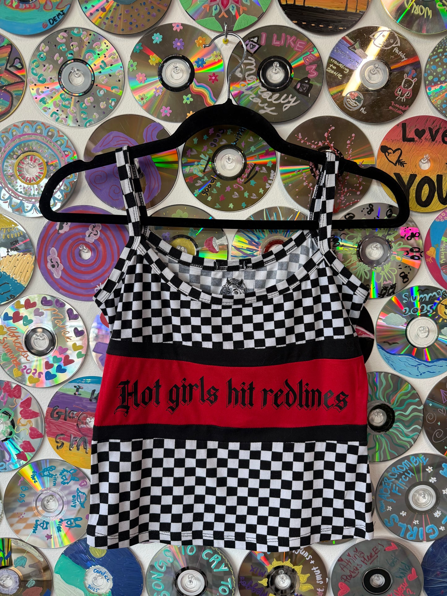 #223 - Hot Girls Hit Redlines Tank Top - M