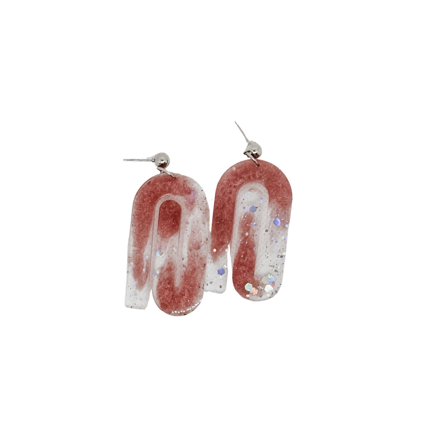 Strawberry Jelly Glitter Earring Collection