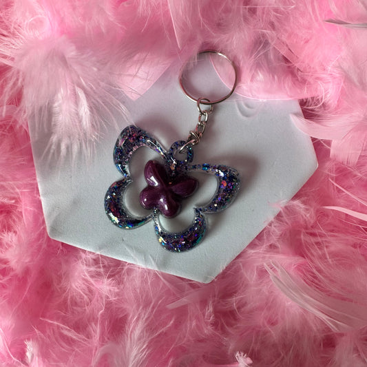 Aura Butterfly Keychain