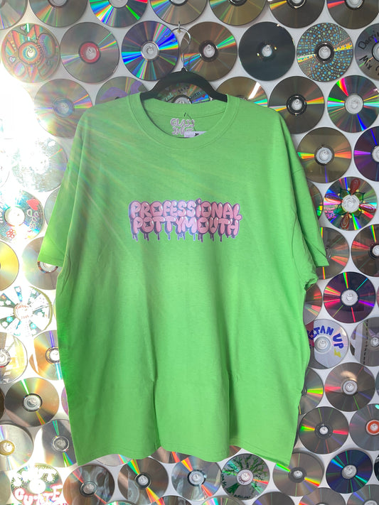 Professional Pottymouth Oversized pistachio Tshirt XL #435