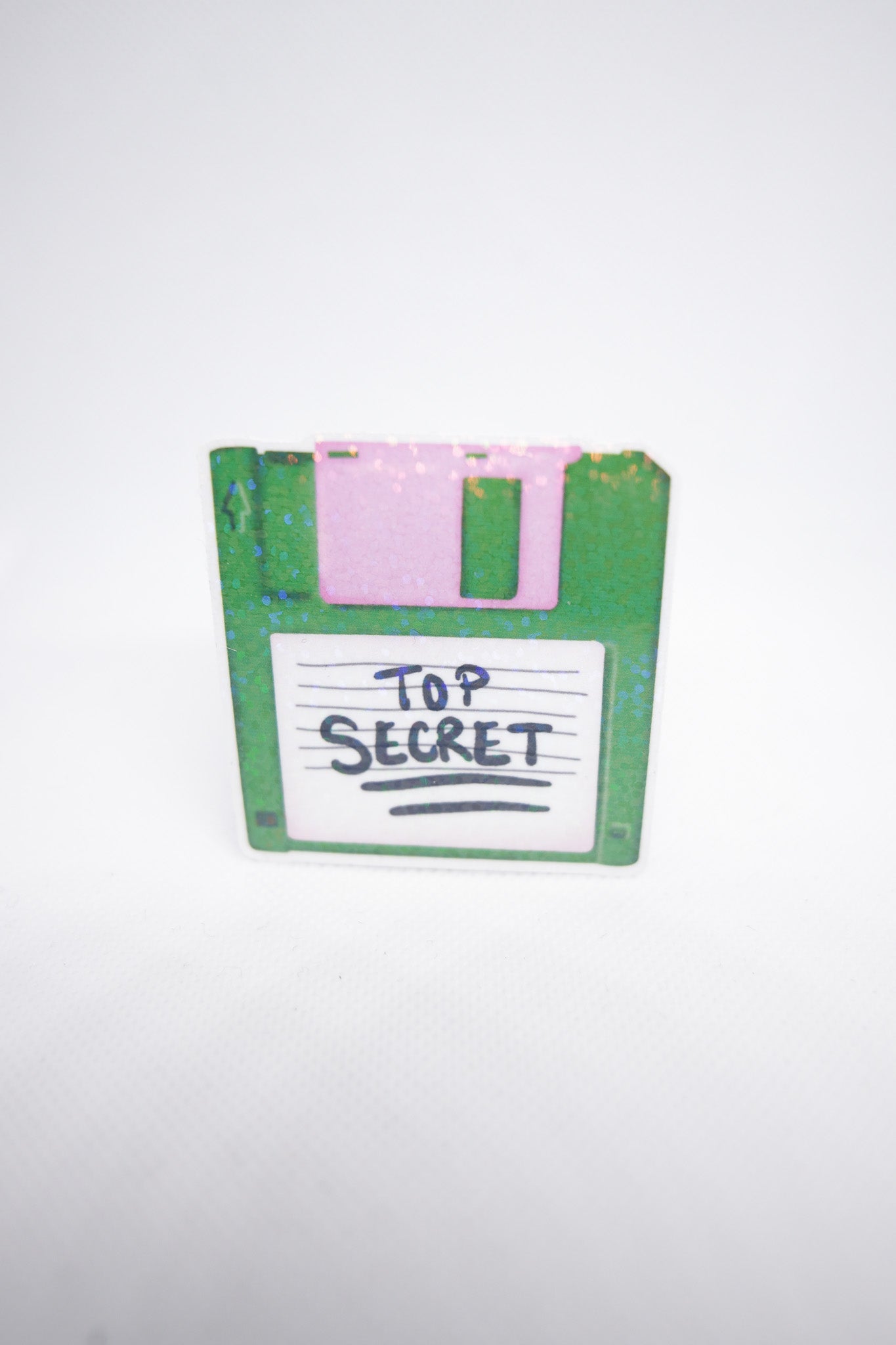 Top Secret Floppy Disk Sticker - C2