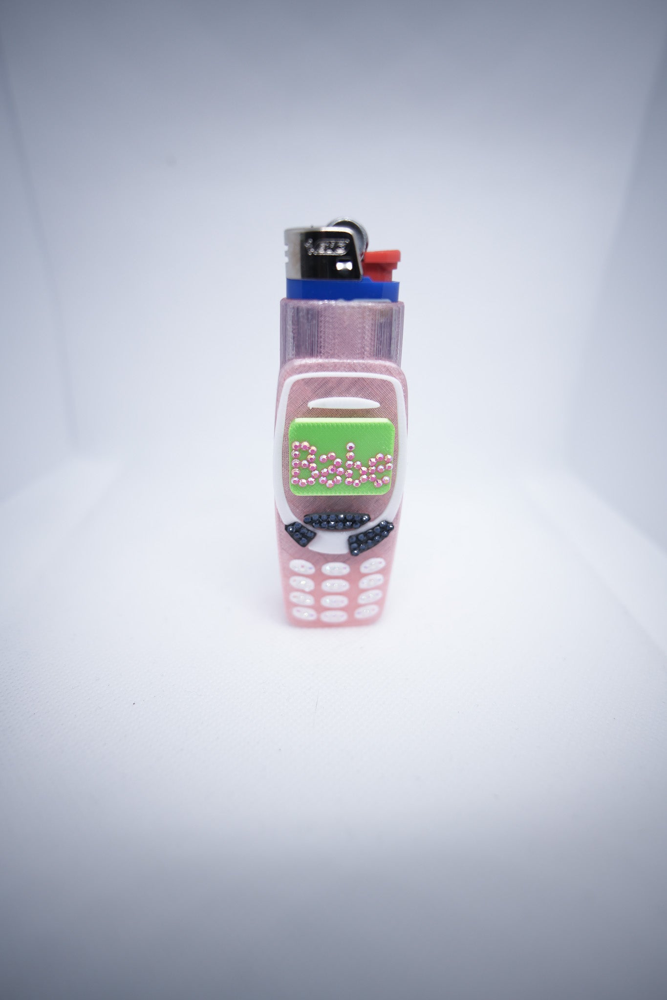 #106 - Babe Pink Nokia BIC Lighter Case