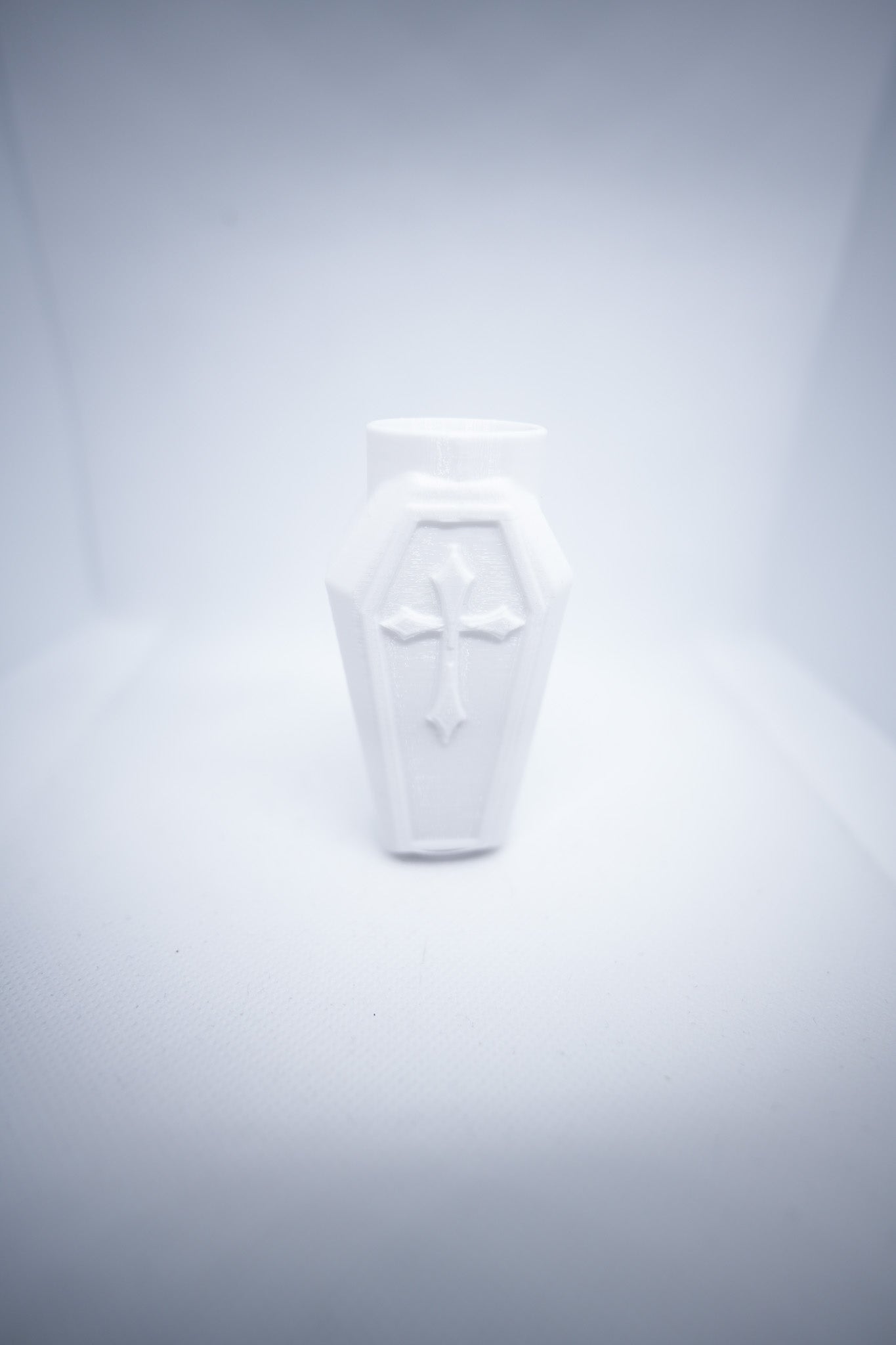 #112 - White Holy Smokes BIC Lighter Case