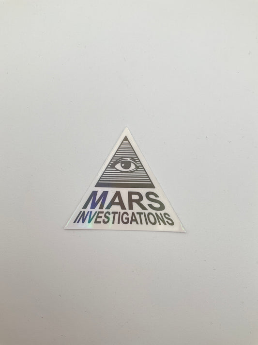 Mars investigations sticker H12