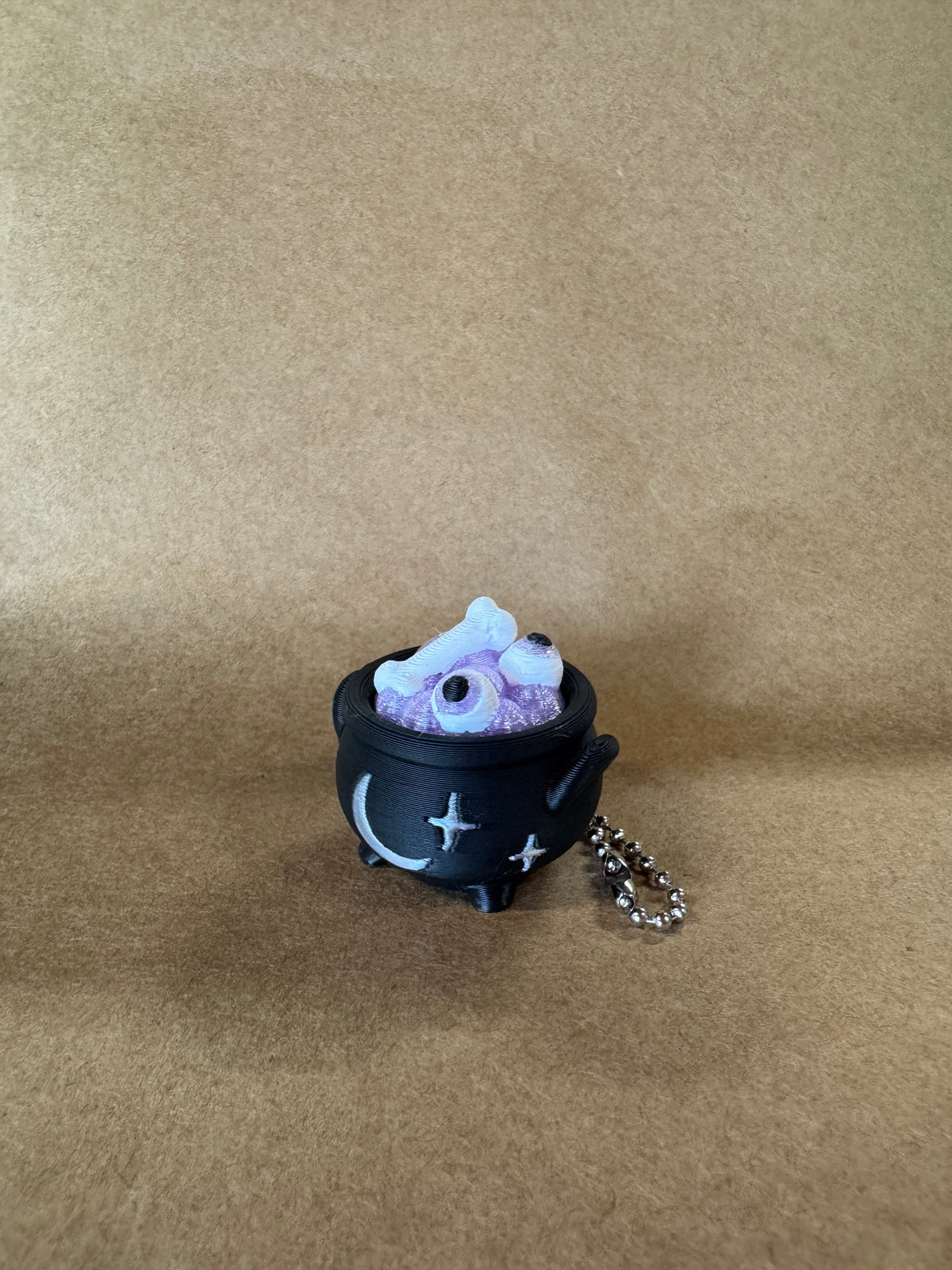 Bubbly Cauldron Clicker Keychain