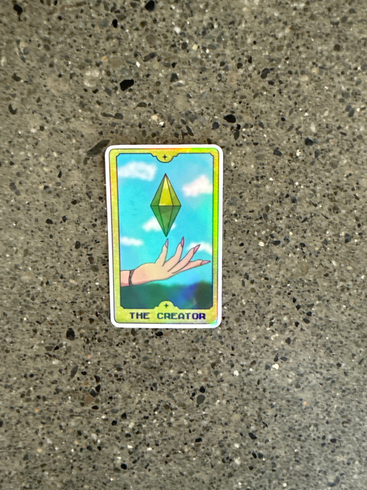 Then Creator Sims Tarot Sticker - I3