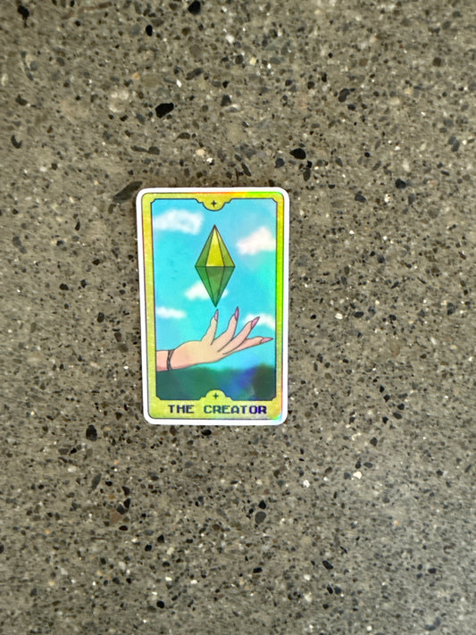 Then Creator Sims Tarot Sticker - I3