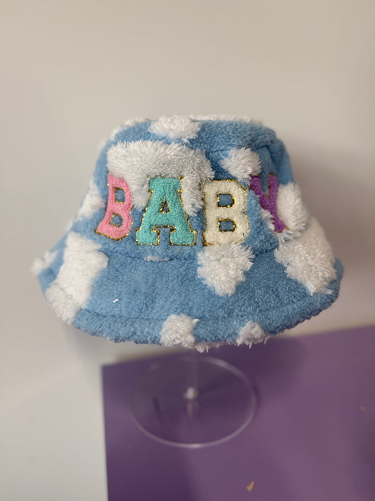 #41 - BABY fuzzy cloud bucket hat